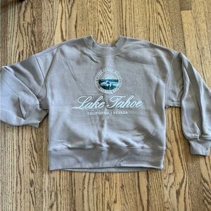 Abercrombie & Fitch Lake Tahoe Graphic Women's Sweater - Tan